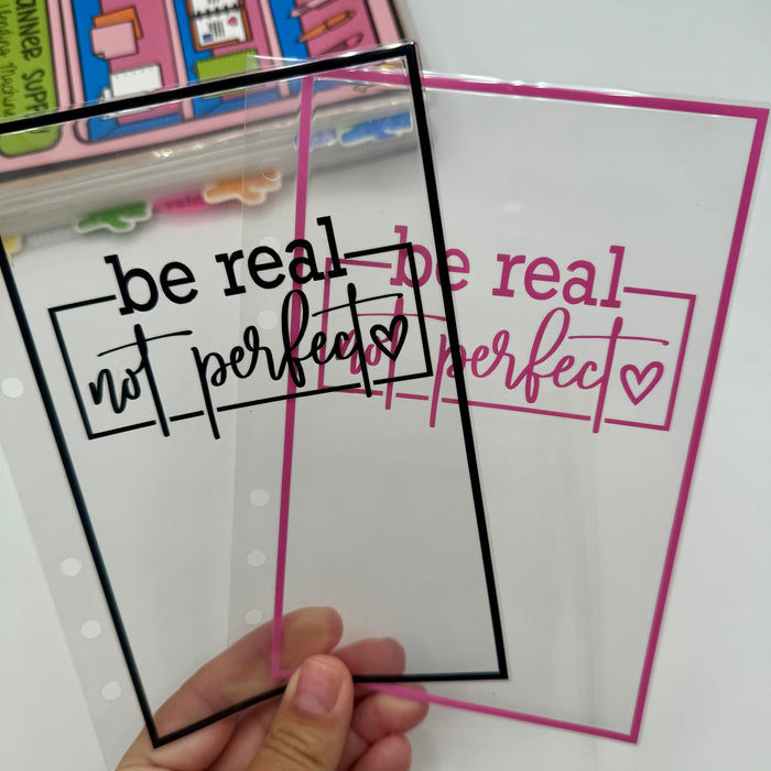 Be Real Not Perfect Dashboard