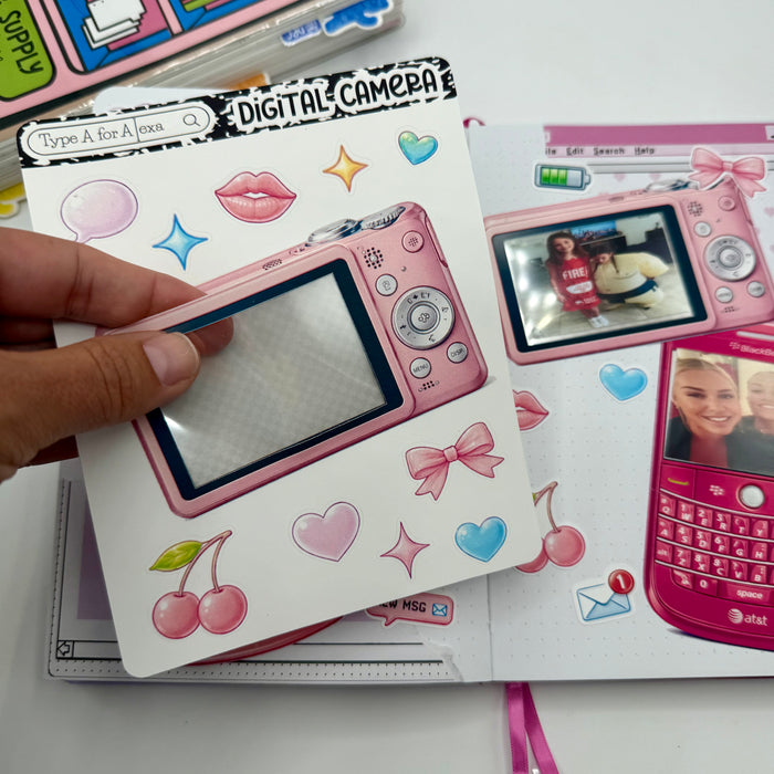 Digital Camera Jumbo Journaling Sticker Frame