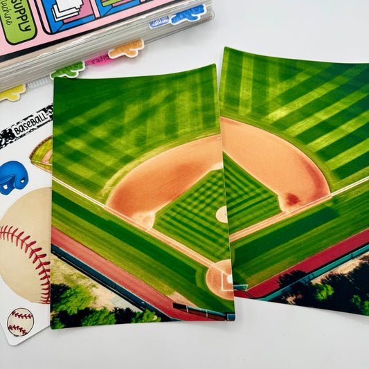 Baseball Field Full Page Stickers