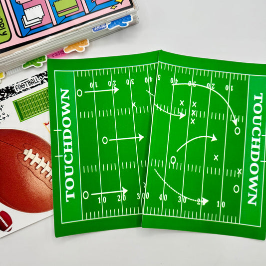 Football Field Full Page Stickers