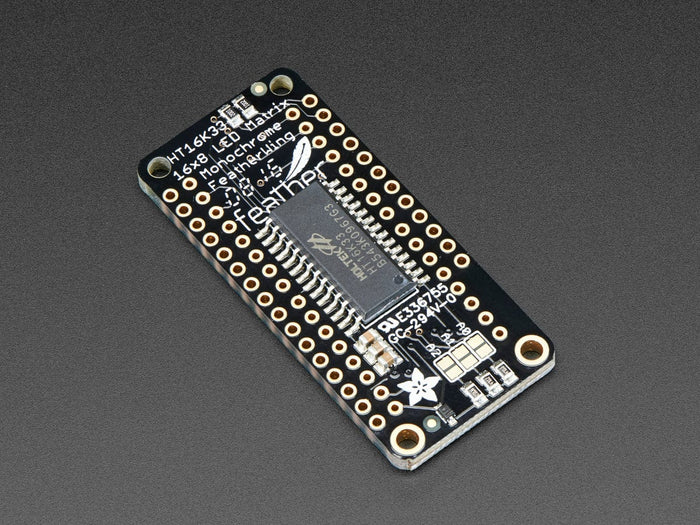 Adafruit 8x16 LED Matrix FeatherWing w/o Matrices by Adafruit - The Pi Hut