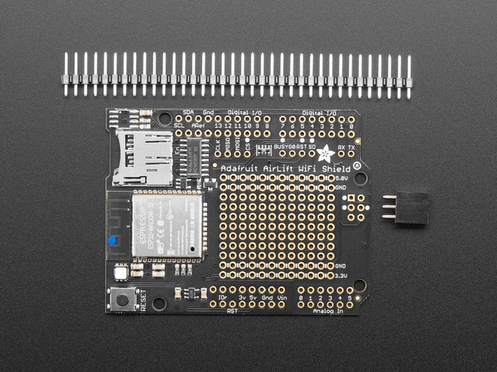 Adafruit AirLift Shield - ESP32 WiFi Co-Processor by Adafruit - The Pi Hut
