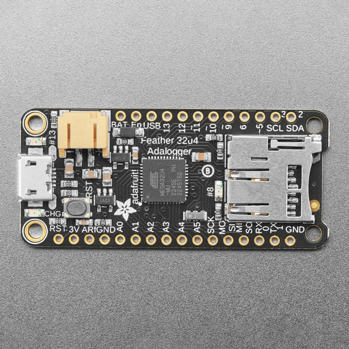 Adafruit Feather 32u4 Adalogger by Adafruit - The Pi Hut
