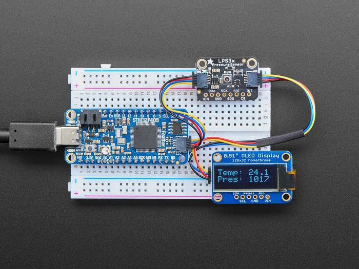 Adafruit LPS33HW Water Resistant Pressure Sensor - STEMMA QT by Adafruit - The Pi Hut