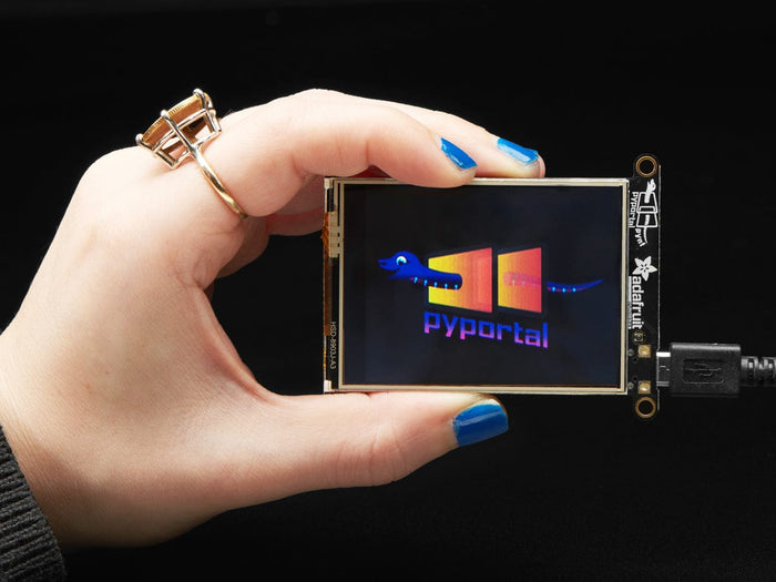 Adafruit PyPortal Pynt - CircuitPython Powered Internet Display (2.4" TFT) by Adafruit - The Pi Hut