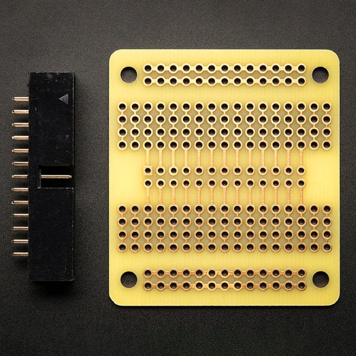 Adafruit Small-Size Perma-Proto Raspberry Pi Breadboard PCB Kit by Adafruit - The Pi Hut