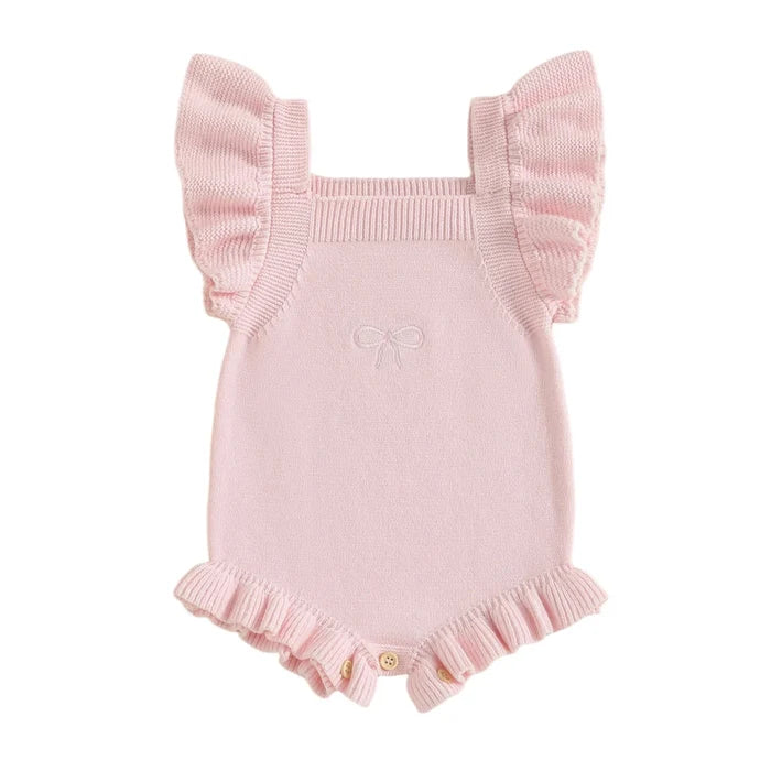ALLISON Knitted Ruffle Romper
