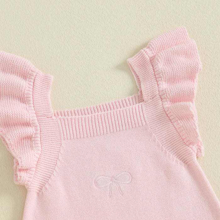 ALLISON Knitted Ruffle Romper
