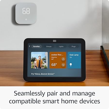Amazon Echo Show 8 3rd generation 2023 (newest model), With Spatial Audio, Smart Home Hub, and Alexa