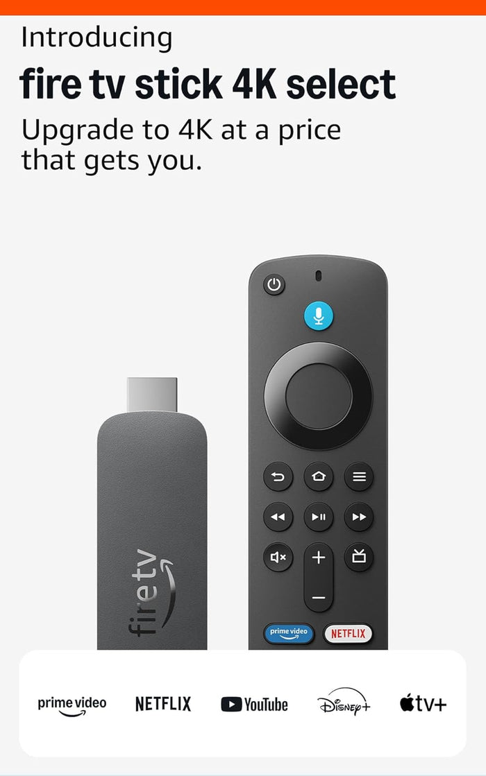 Amazon Fire TV Stick 4K Select (2025 Newest Model) – Alexa Smart TV Stick | Cambodia