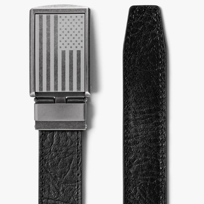 American Flag Full Grain Leather Belt (Custom)