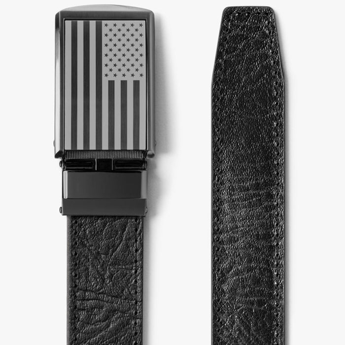 American Flag Full Grain Leather Belt (Custom)