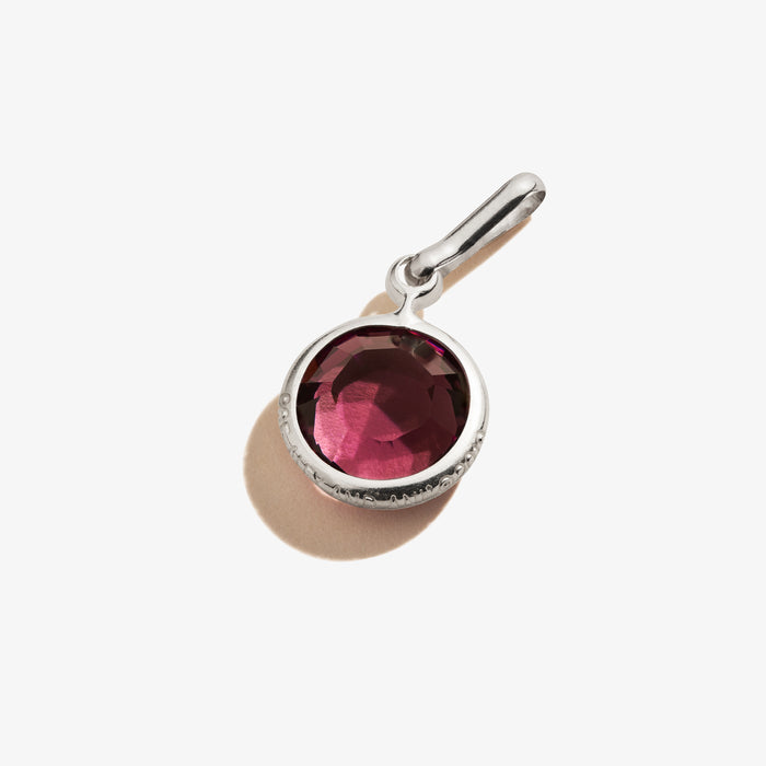 February Amethyst Birthstone Charm, .925 Sterling Silver, Alex and Ani
