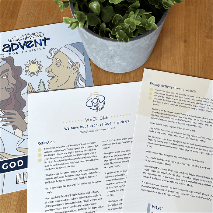 An Illustrated Advent for Families: God With Us