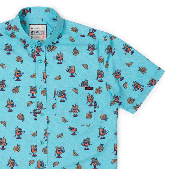 RSVLTS XS RSVLTS Short Sleeve Shirt Steve's Birthday Collection "Aperol Steve" – KUNUFLEX Short Sleeve Shirt Steve's Birthday Collection "Aperol Steve" – KUNUFLEX Short Sleeve Shirt
