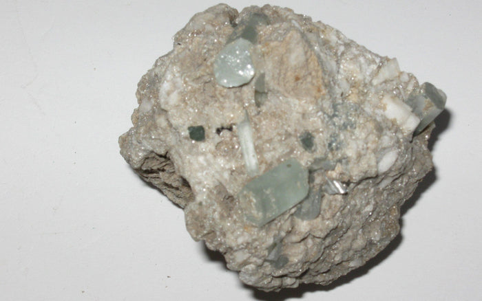 Aquamarine in Feldspar Matrix | Of Coins & Crystals
