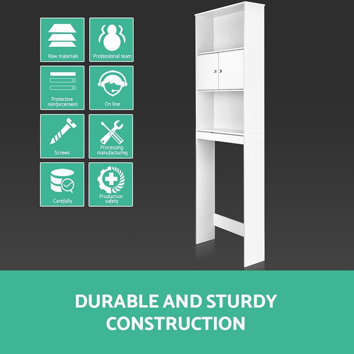 Artiss Bathroom Cabinet Over the Toilet Storage Shelf -Home Living Store - -