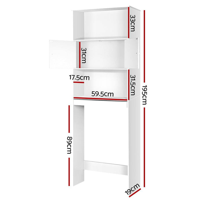 Artiss Bathroom Cabinet Over the Toilet Storage Shelf -Home Living Store - -