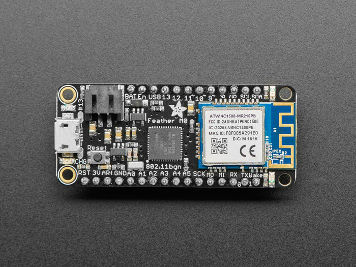 Assembled Adafruit Feather M0 WiFi - ATSAMD21 + ATWINC1500 by Adafruit - The Pi Hut