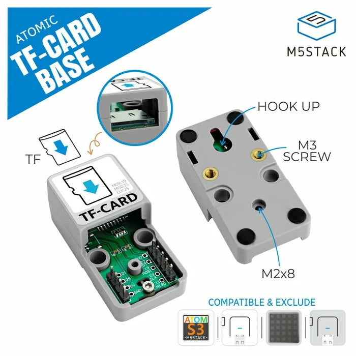 ATOMIC TF-Card Reader - m5stack-store