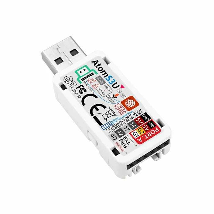 AtomS3U ESP32S3 Development Kit with USB-A - m5stack-store