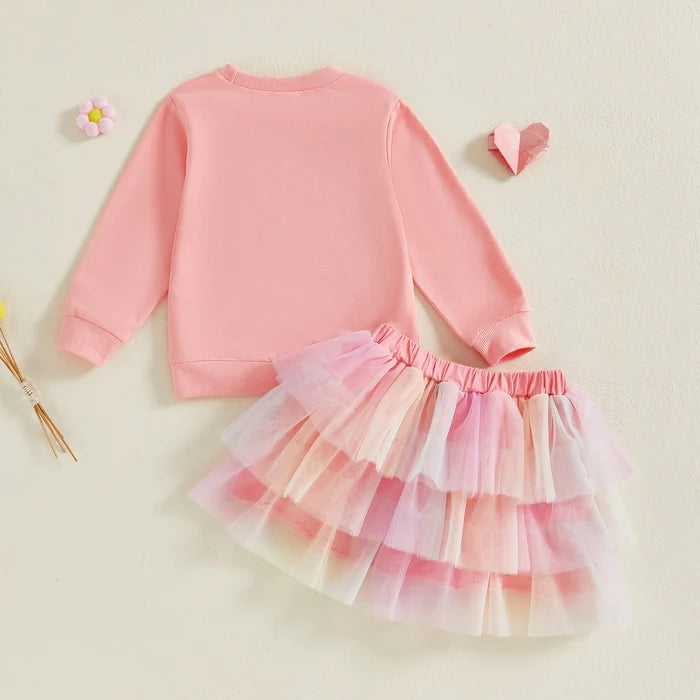 B DAY GIRL Layered Tutu Outfit