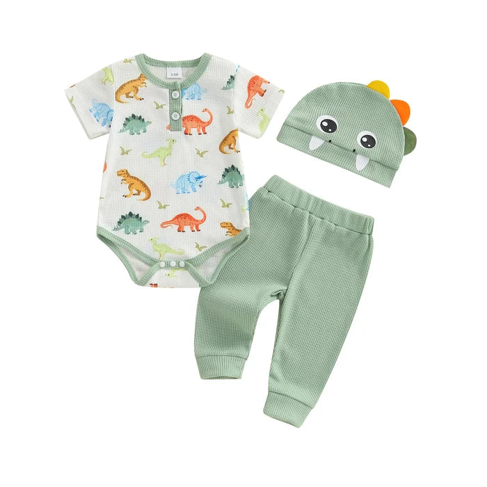 BABY DINO Outfit with Beanie