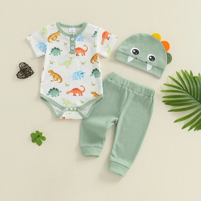 BABY DINO Outfit with Beanie