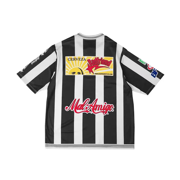 Badfriend Soccer Jersey 'Black White'