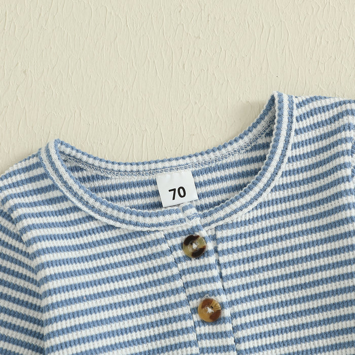 BENNY Striped Jumpsuit with Beanie