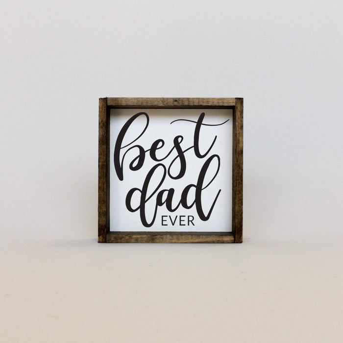 best dad ever canvas