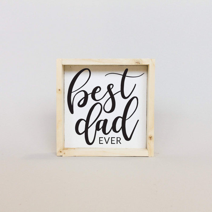 rustic best dad ever decor