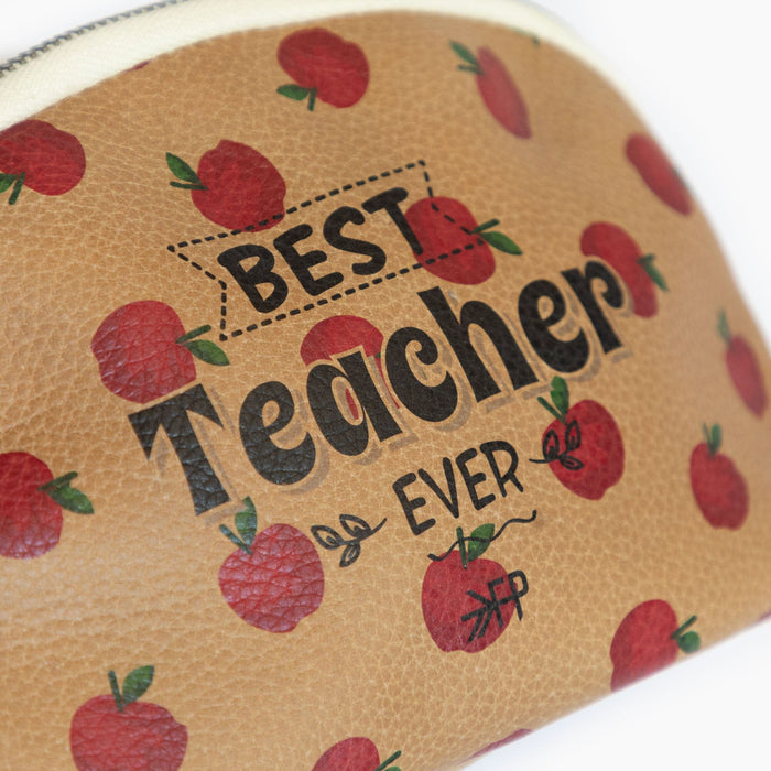 Best Teacher Ever Cosmetic Pouch Cosmetic Pouch In House Bag