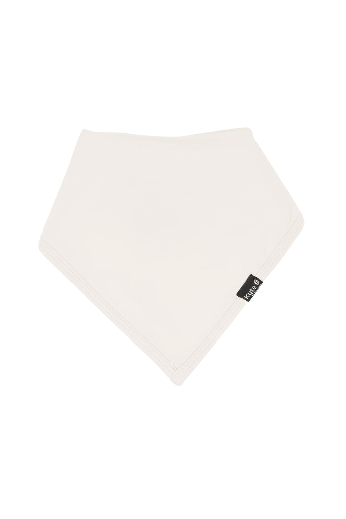 Flat lay of Kyte Baby Bib in Oat