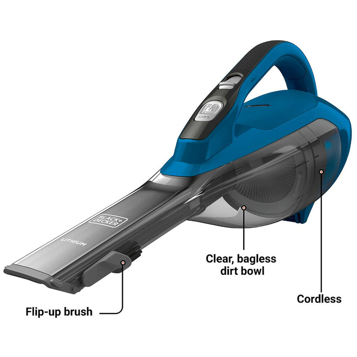 BLACK+DECKER Dustbuster Lithium Hand Vac 1.5Ah - HLVA315J22