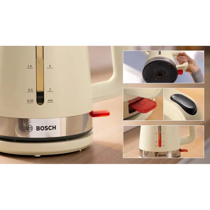 Bosch MyMoment 1.7L Cream Kettle | TWK4M227GB Bosch Kettle Euronics Ireland