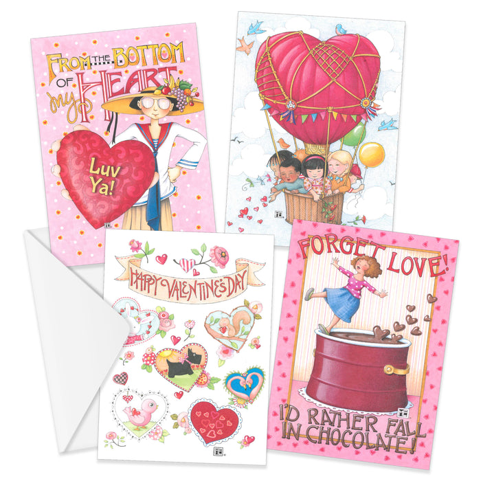 Bottom of My Heart Valentine Greeting Card Bundle