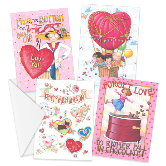 Bottom of My Heart Valentine Greeting Card Bundle
