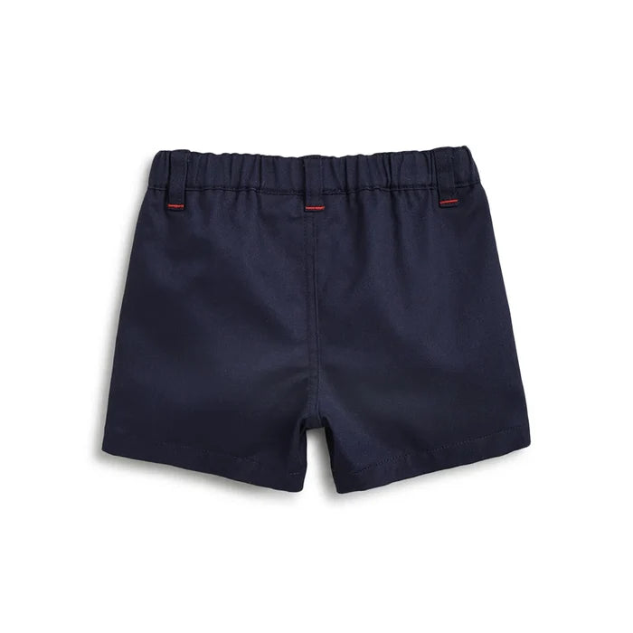Boys Printed Polo T-Shirt With Shorts