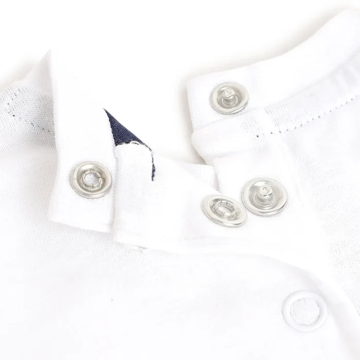 Boys White Printed T-shirt