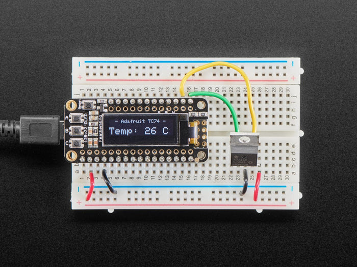 Breadboard Friendly I2C Temperature Sensor - TC74A0 (TC74A0-5.0VAT) by The Pi Hut - The Pi Hut
