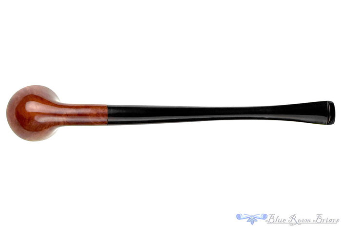 Blue Room Briars is proud to present this Bruyere Garantie Demi-Warden Bent Rhodesian UNSMOKED Estate Pipe