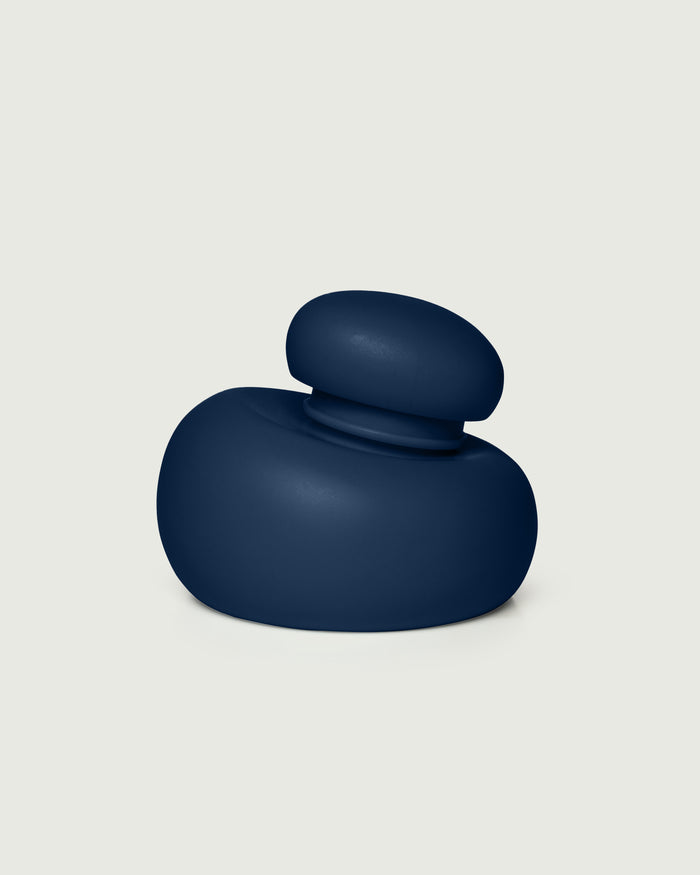 Blackberry::Bubble Cap  blue  side