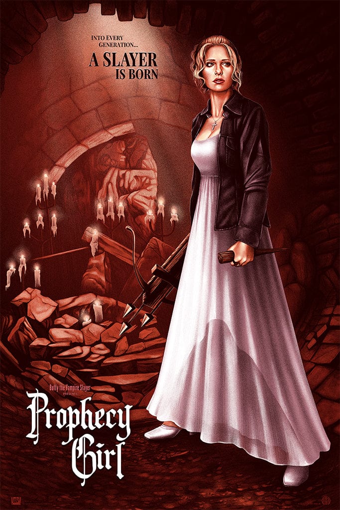 Buffy The Vampire Slayer: Prophecy Girl Variant Screenprinted Poster
