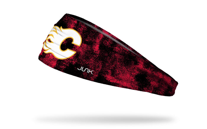Calgary Flames: Grunge Big Bang Lite Headband - View 1