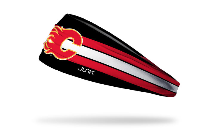 Calgary Flames: Stripe Big Bang Lite Headband - View 1