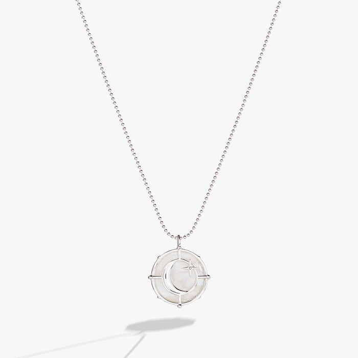 Capricorn Zodiac Double-Sided Charm Necklace