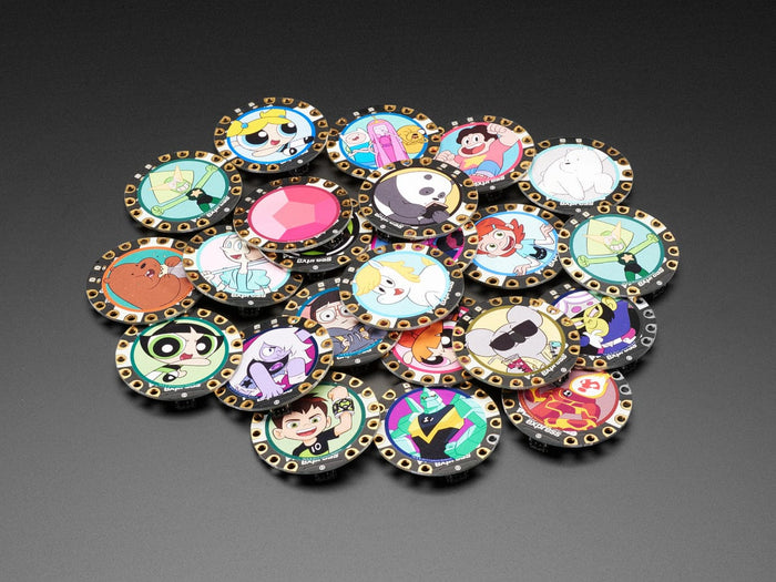 Cartoon Network Sticker Set for Circuit Playground Express [Discontinued] by Adafruit - The Pi Hut