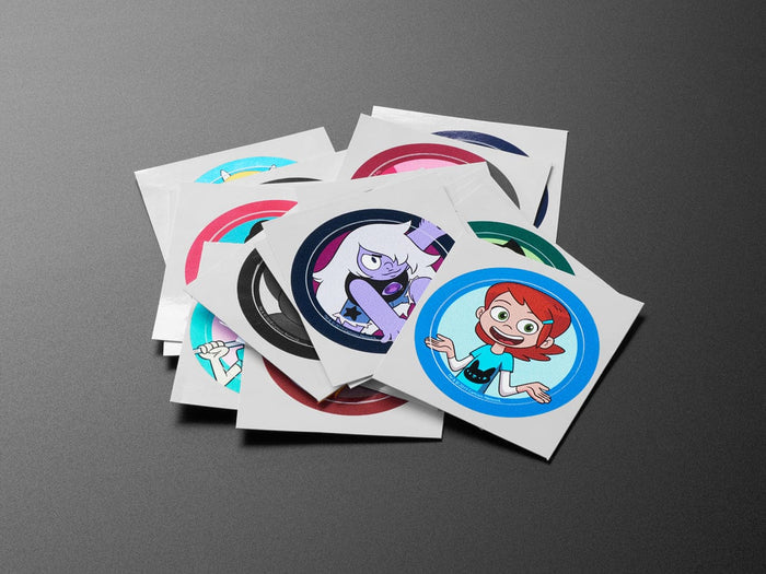 Cartoon Network Sticker Set for Circuit Playground Express [Discontinued] by Adafruit - The Pi Hut