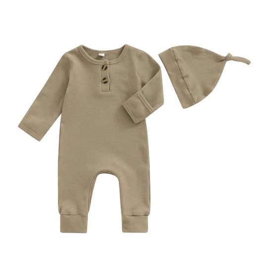 CASPER Waffle Knit Jumpsuit